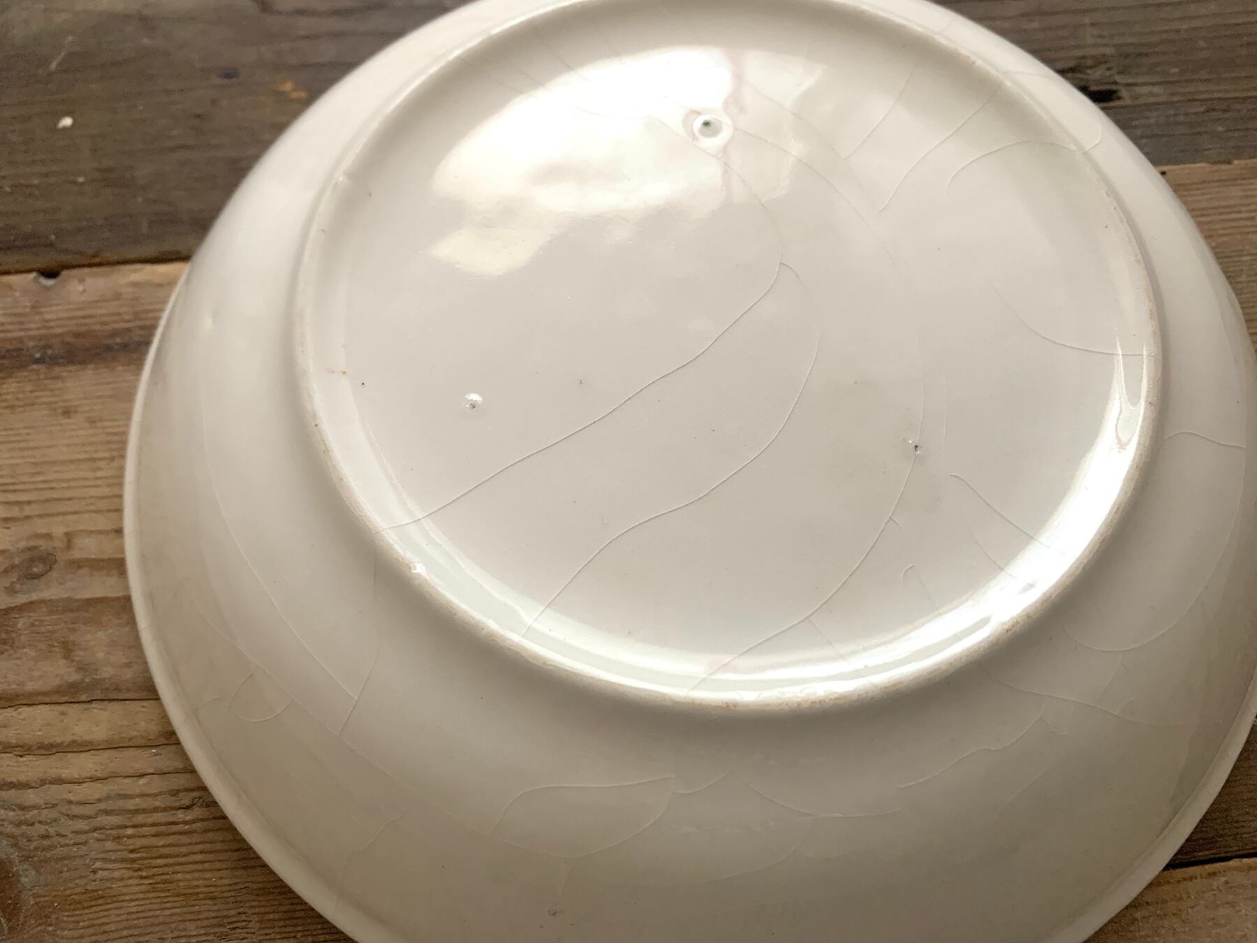 レアもの*バスク柄のアンティークプレートA