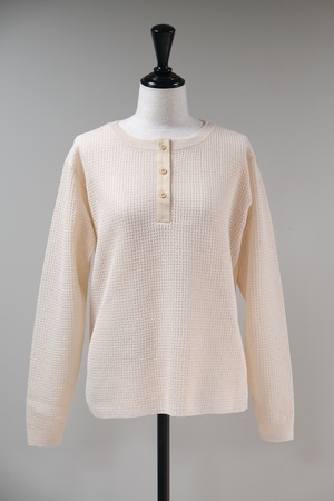 【kota gushiken】Anti-Thermal Sheer Knit -Beige-