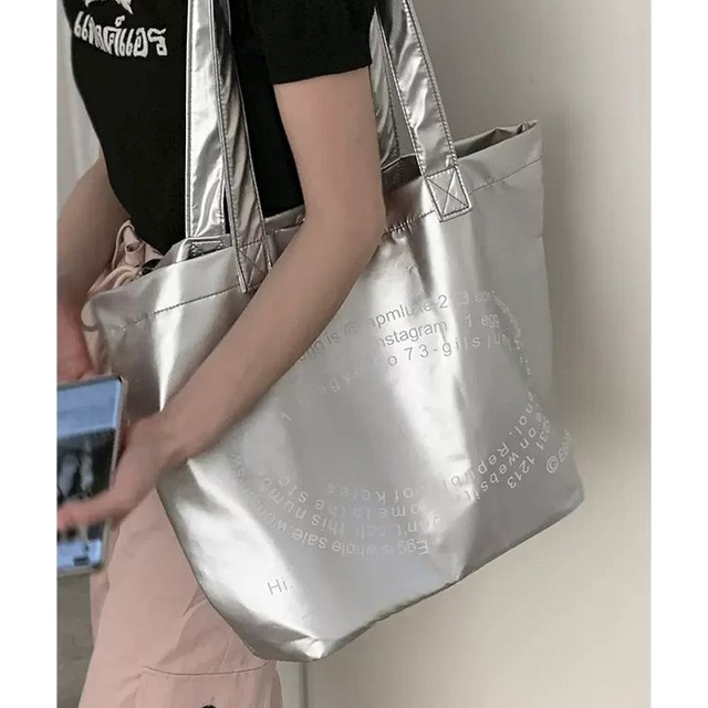 Lettering tote bag　a00514
