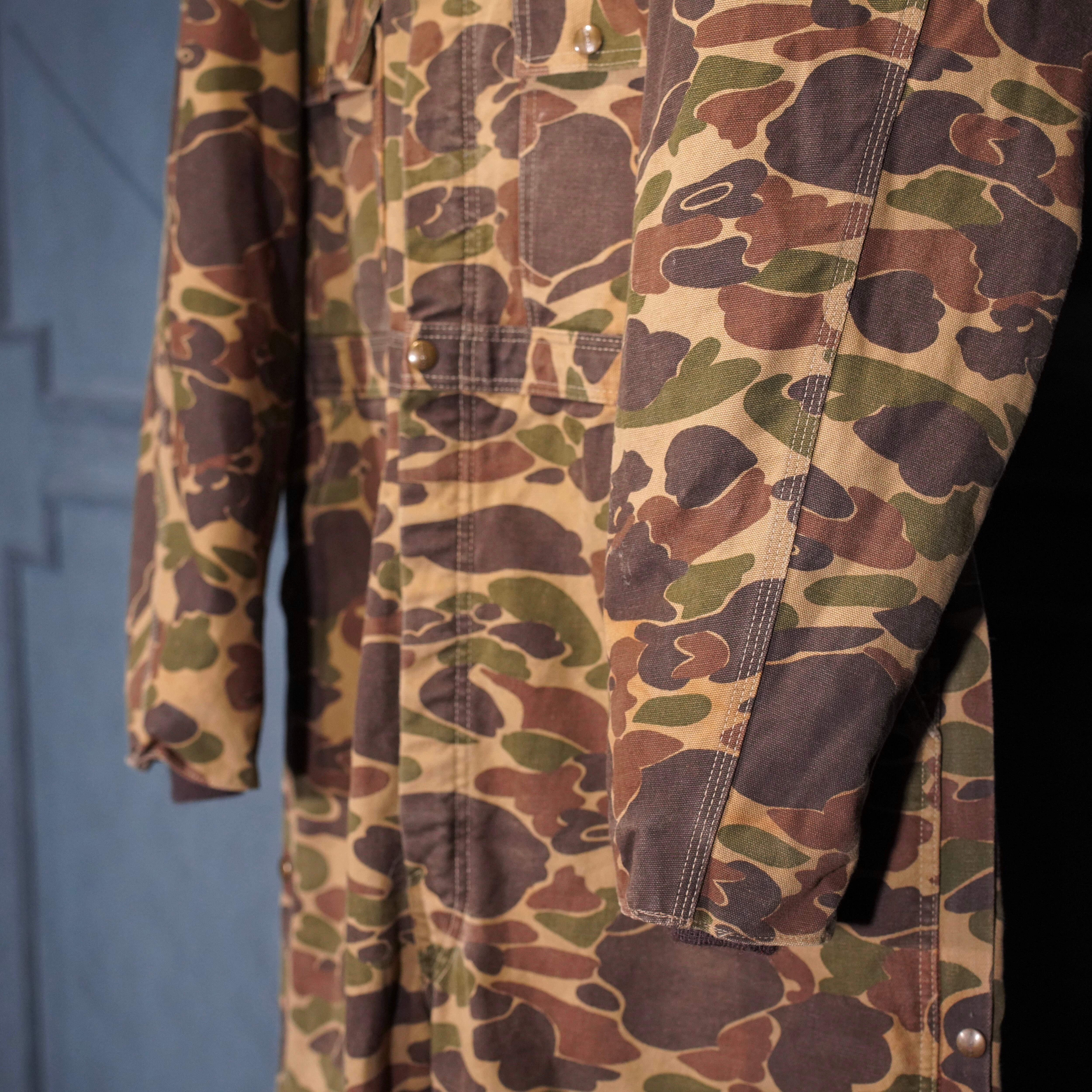 80's USA VINTAGE Carhartt DUCK HUNTER CAMOUFLAGE PATTERNED DUCK
