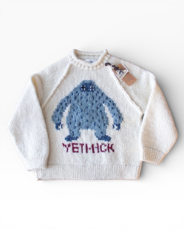 【10%OFF 送料無料！】HIMALAYAN CLIMBER’S HAND-KNIT｜手編みYETIジャガードクルー（レディース）