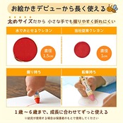 SAKURA サクラクレパス 水でおとせるクレヨン 16色 WYL16