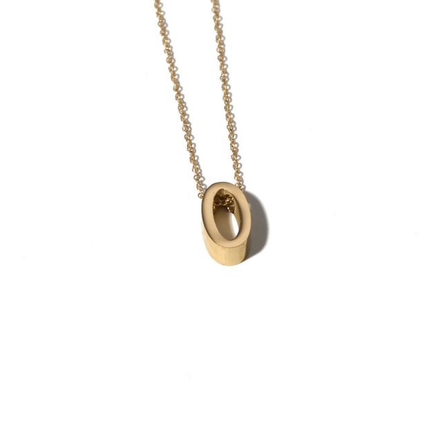 316L Number Necklace Gold