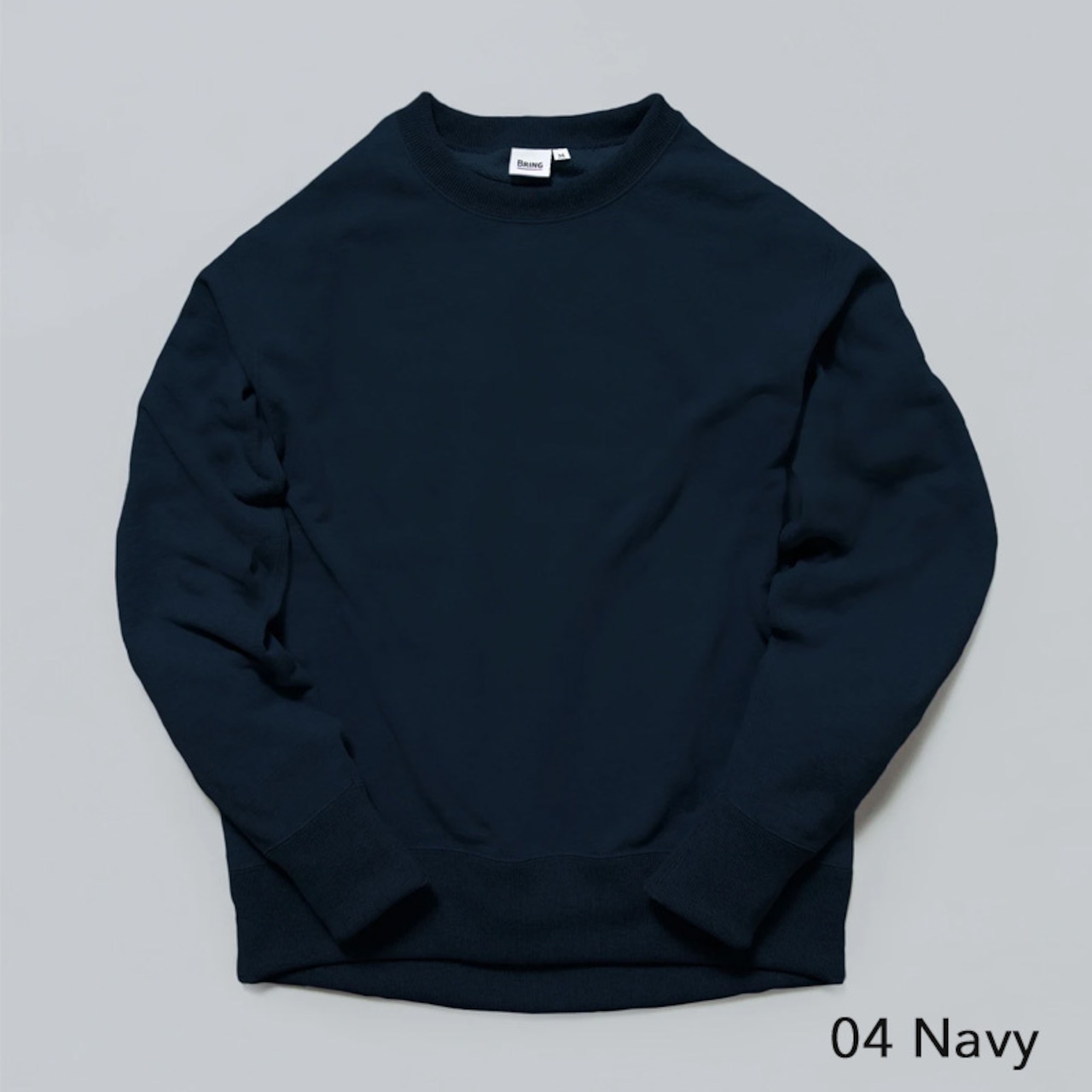 BRING(ブリング) DRYCOTTONY Sweat Crewneck Pullover ドライ スエット クルーネック プルオーバー トレーナー ユニセックス アウトドア 用品 キャンプ グッズ