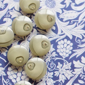 1粒ラインストーン×グラデーショングレー 15㎜