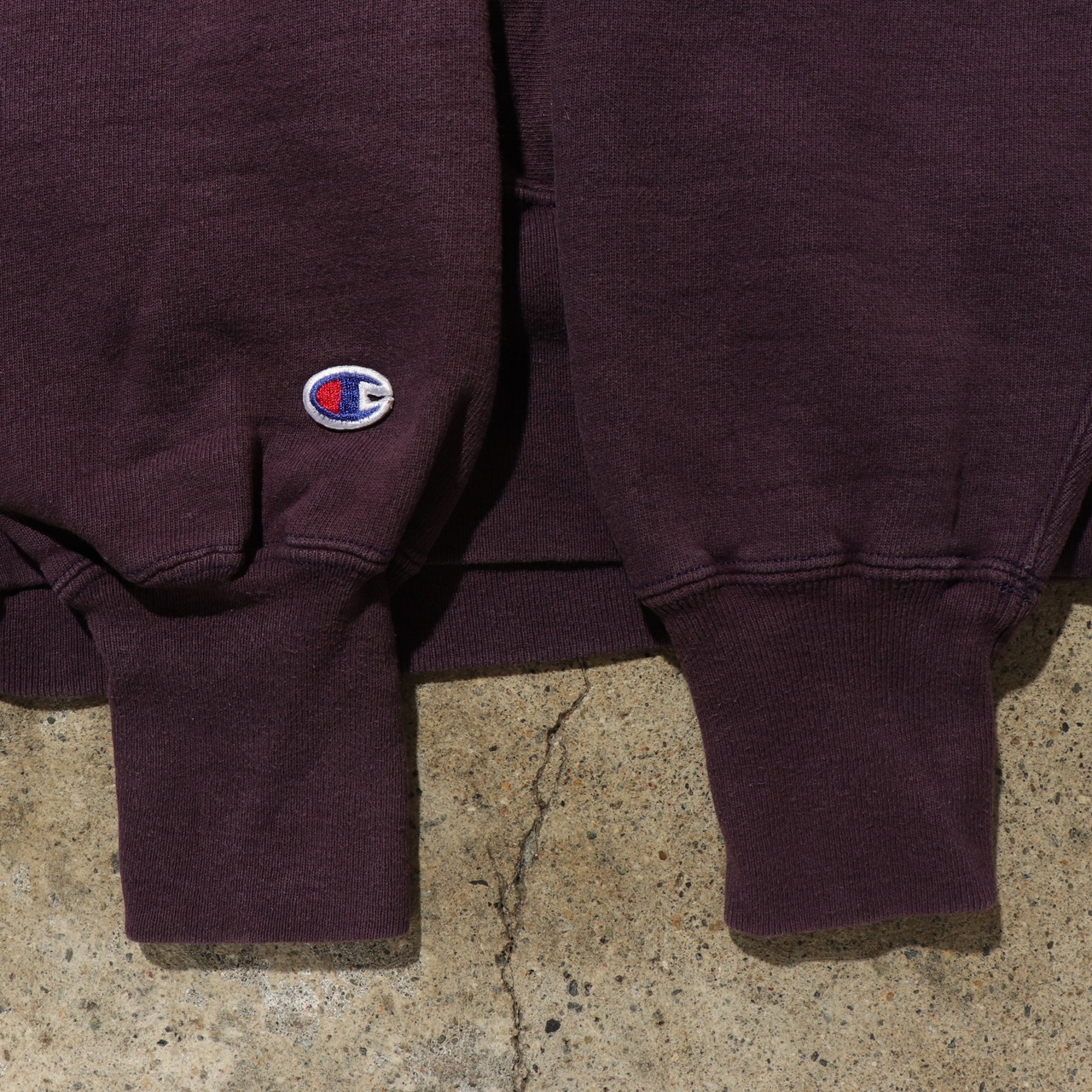 美品 L 90s 紫 二段 リバースウィーブ チャンピオン スウェット パープル Reverse weave champion
