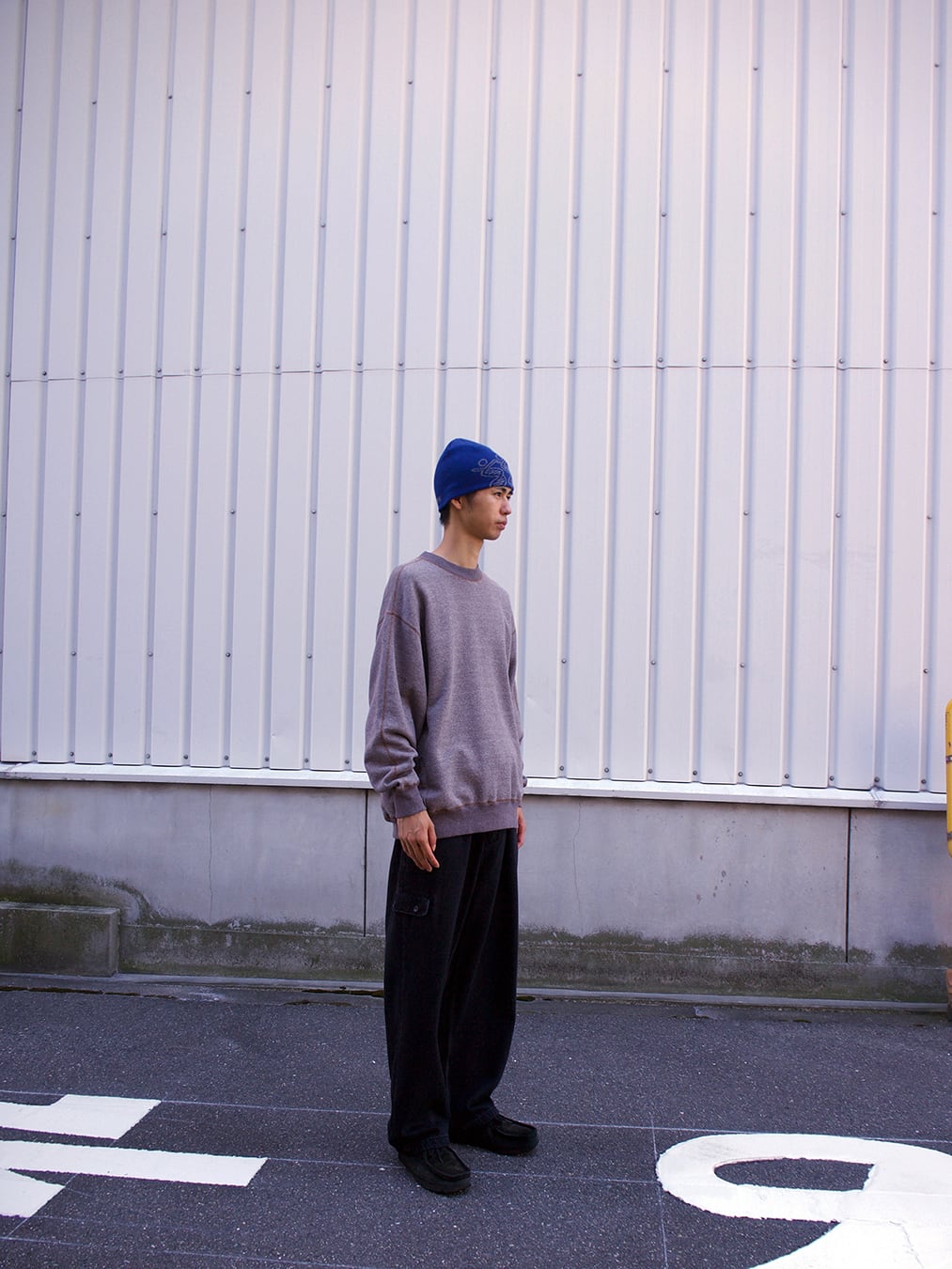 AW24 未使用 PWA LOOSE DENIM TROUSERS L ブラック