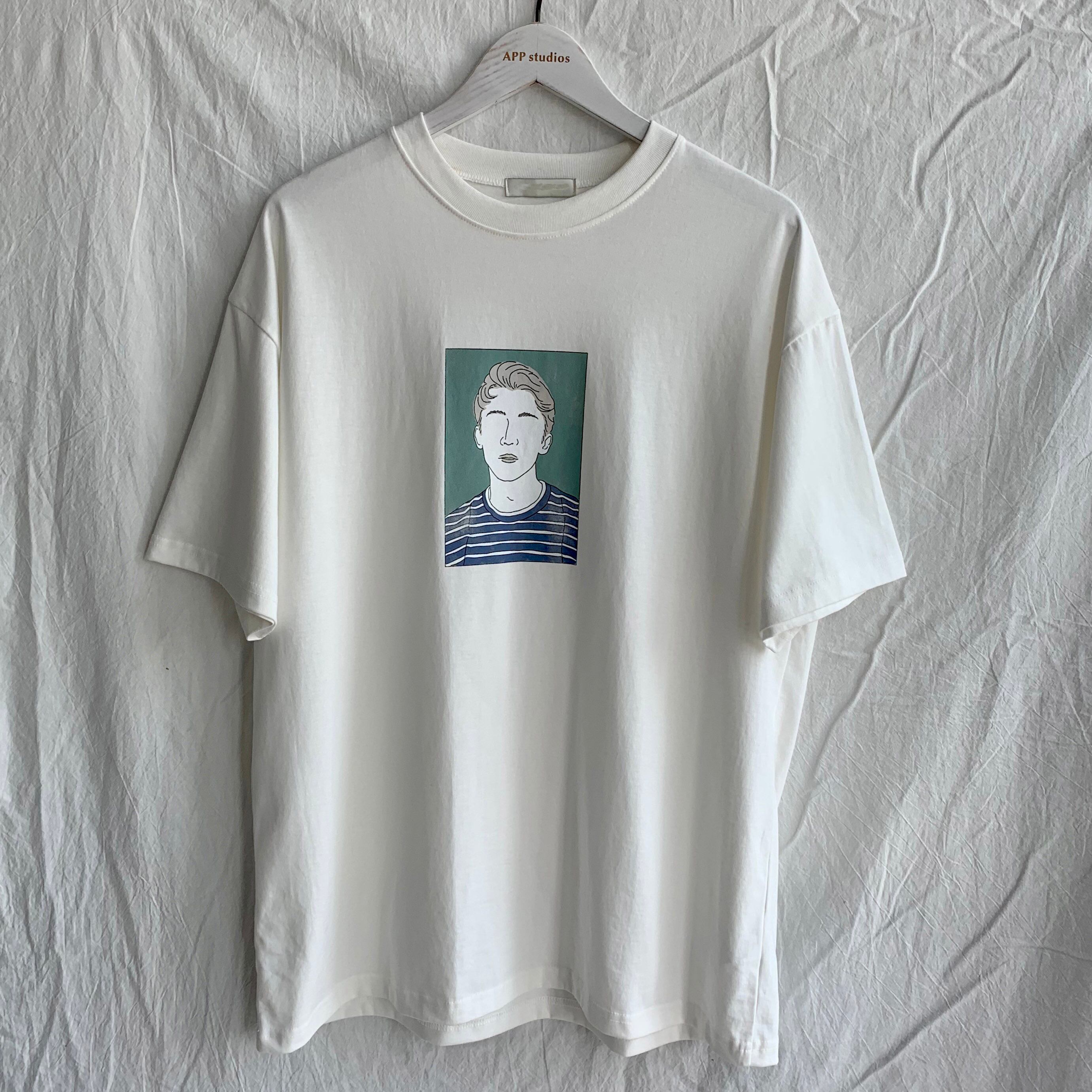 全2色 Tシャツ カットソー プリント カジュアル おしゃれ