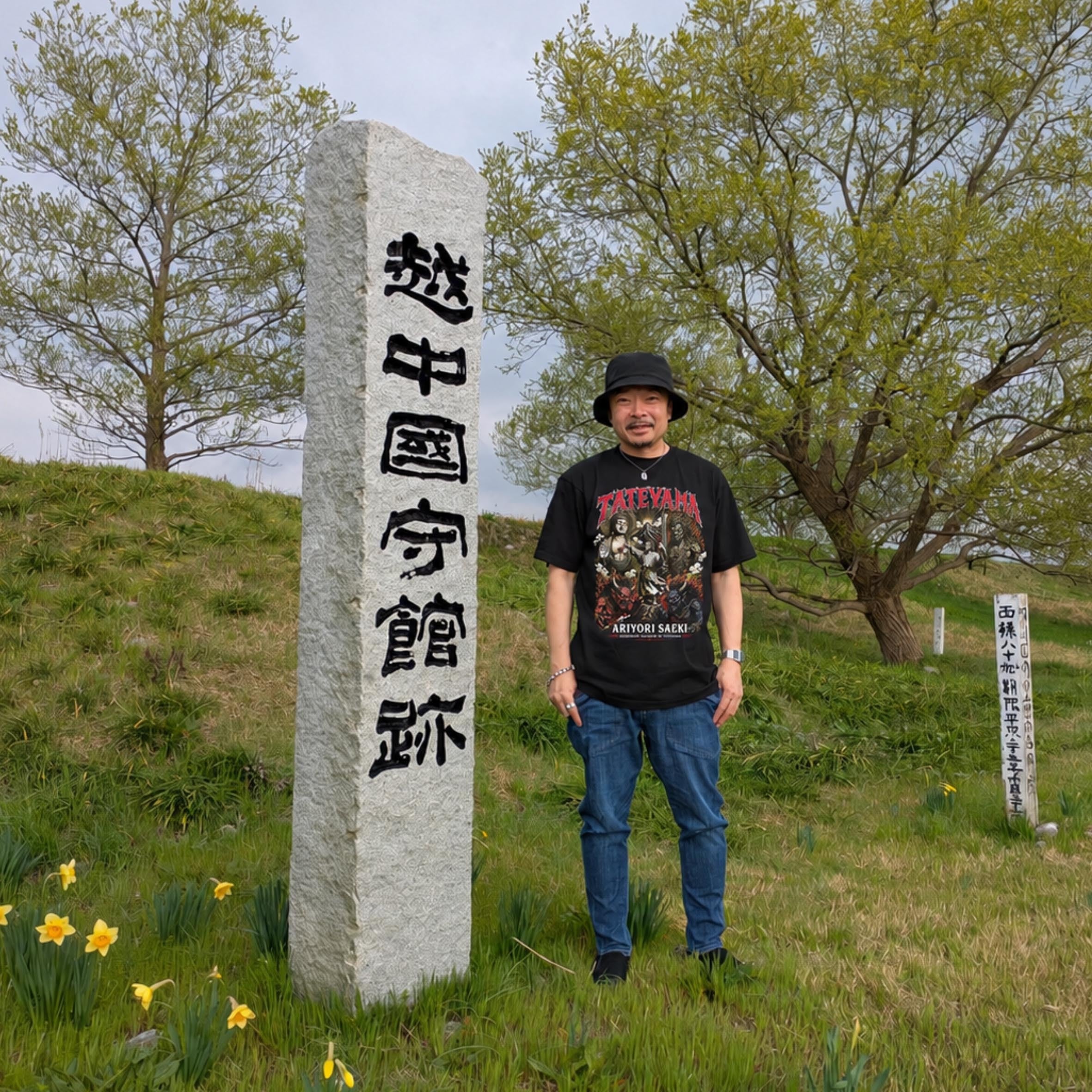 【立山開山縁起】佐伯有頼 Tシャツ【富山】