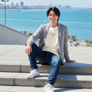 メイタイシガキフグ-Tシャツ(バニラホワイト)