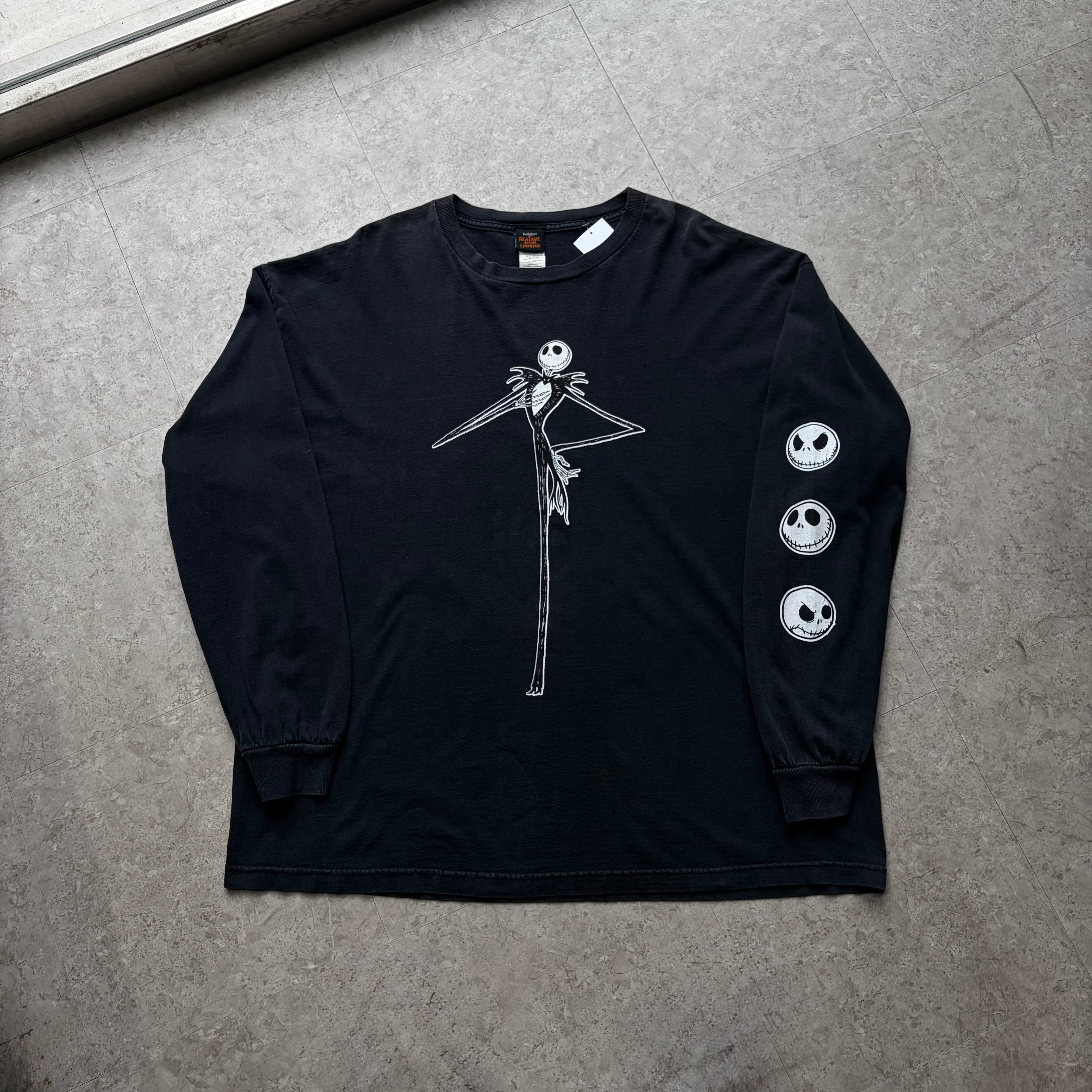 2XL!! 00s nightmare before christmas L/S T-shirt【仙台店】