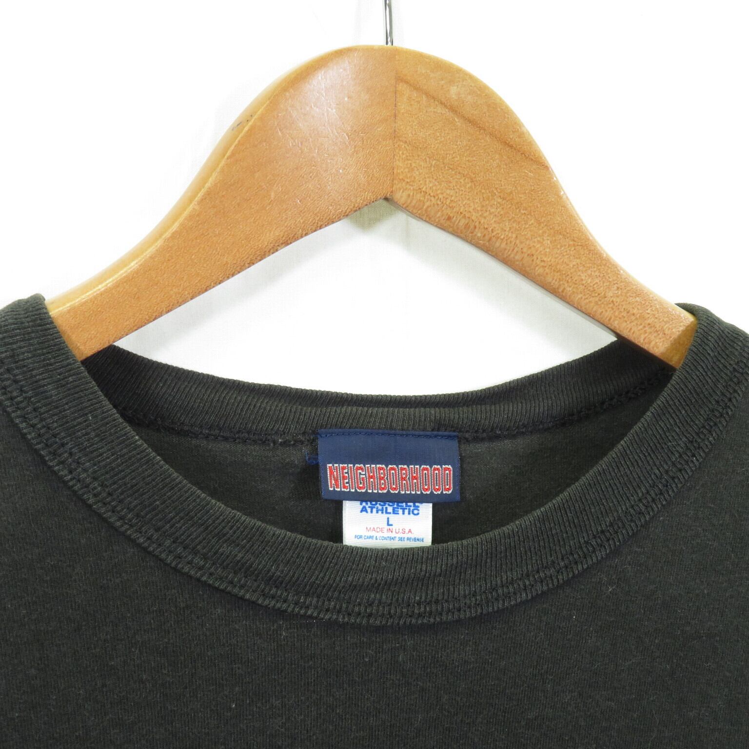初期 NEIGHBORHOOD USA製 ロゴ Tシャツ sizeL/ネイバーフッド 0502