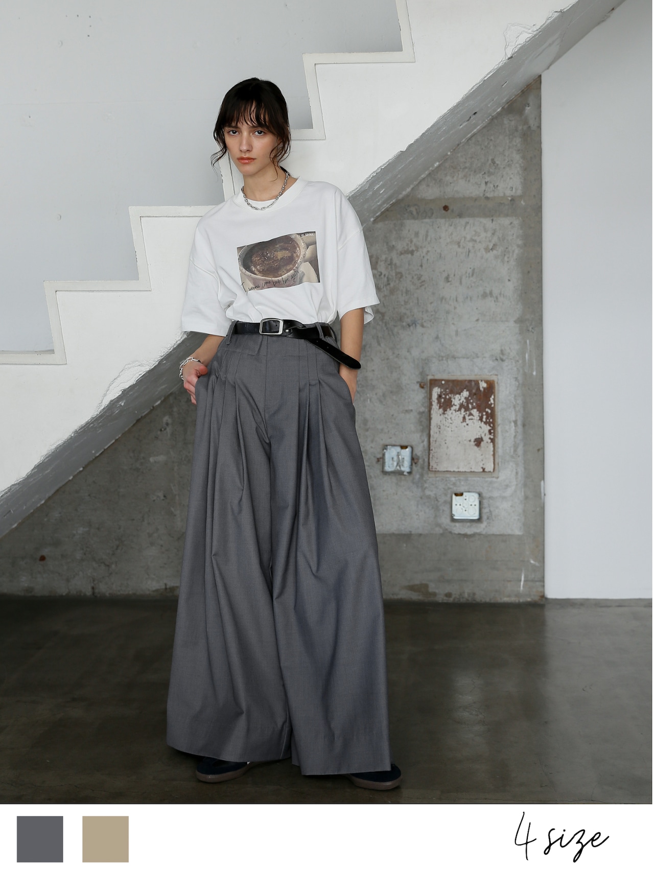3tuck wide slacks | Katrin TOKYO 3tuck wide slacks | Katrin TOKYO