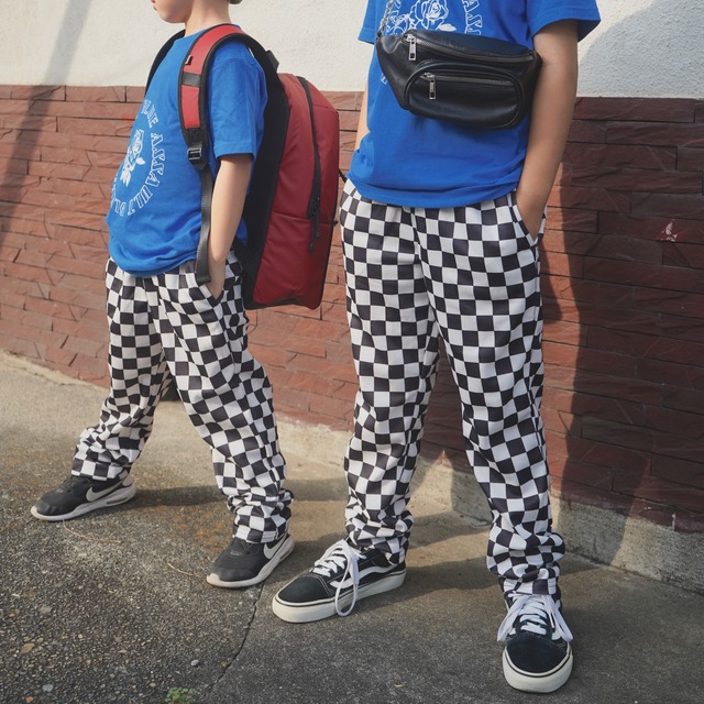 CHECKERED EASY PANTS