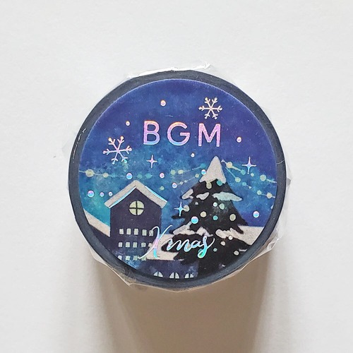 BGM　クリスマスマスキングテープ　煌めく夜に