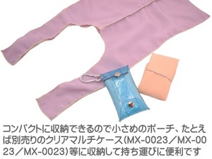 [RonRon] クシュクシュ エコバッグ (クリーム) 楊柳 クレープ生地 工房 手作り 日本製 エコパッケージ MX-0026-220