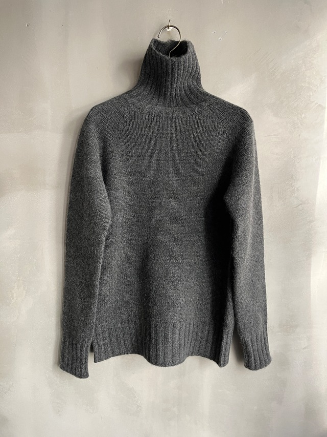 eleven 2nd｜イレブンセカンド｜ヤクタートルネックセーター ｜チャコール