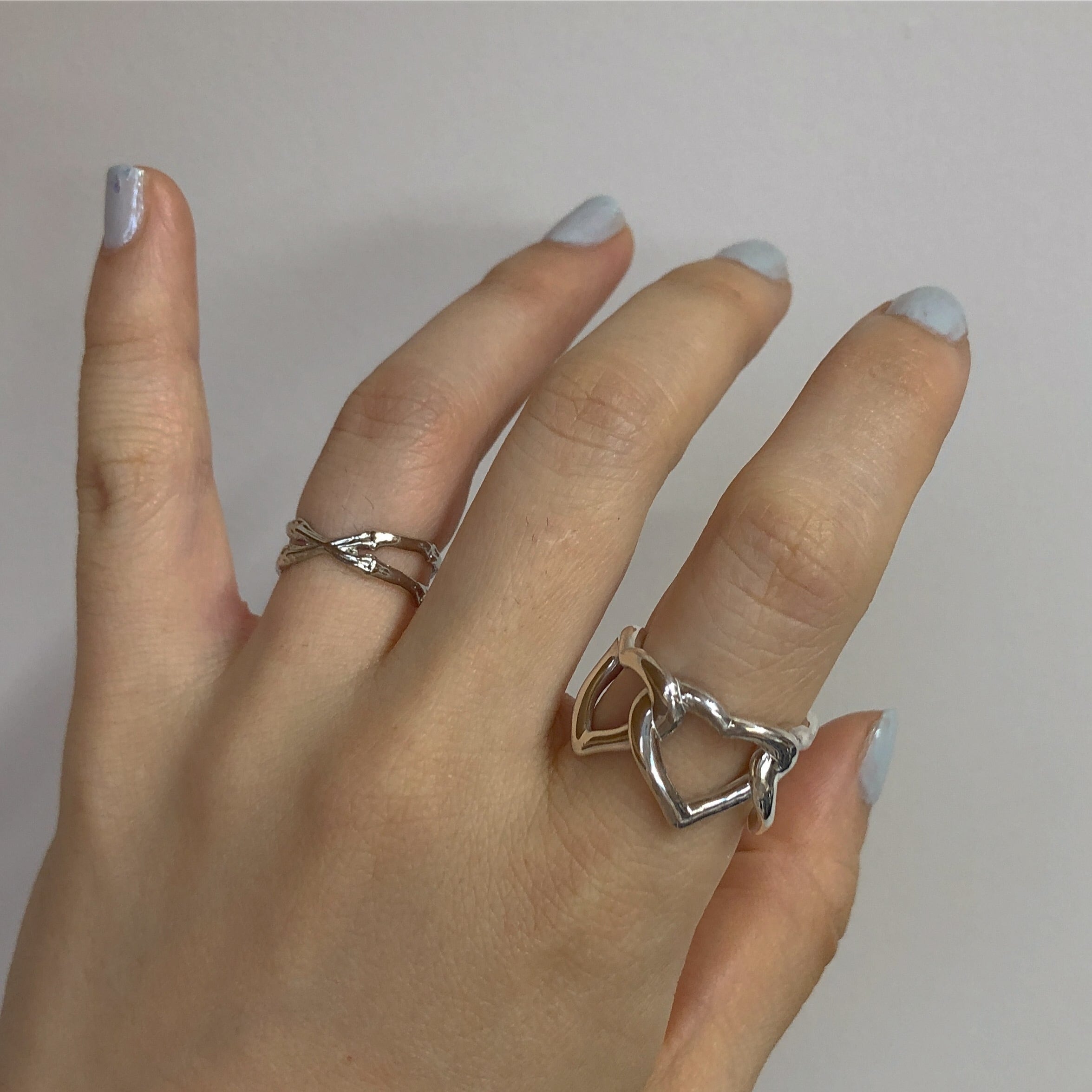 LANIE HEART 4連RING SILVER925 HEART 4連RING SILVER925 #LJ19013R | LANIE