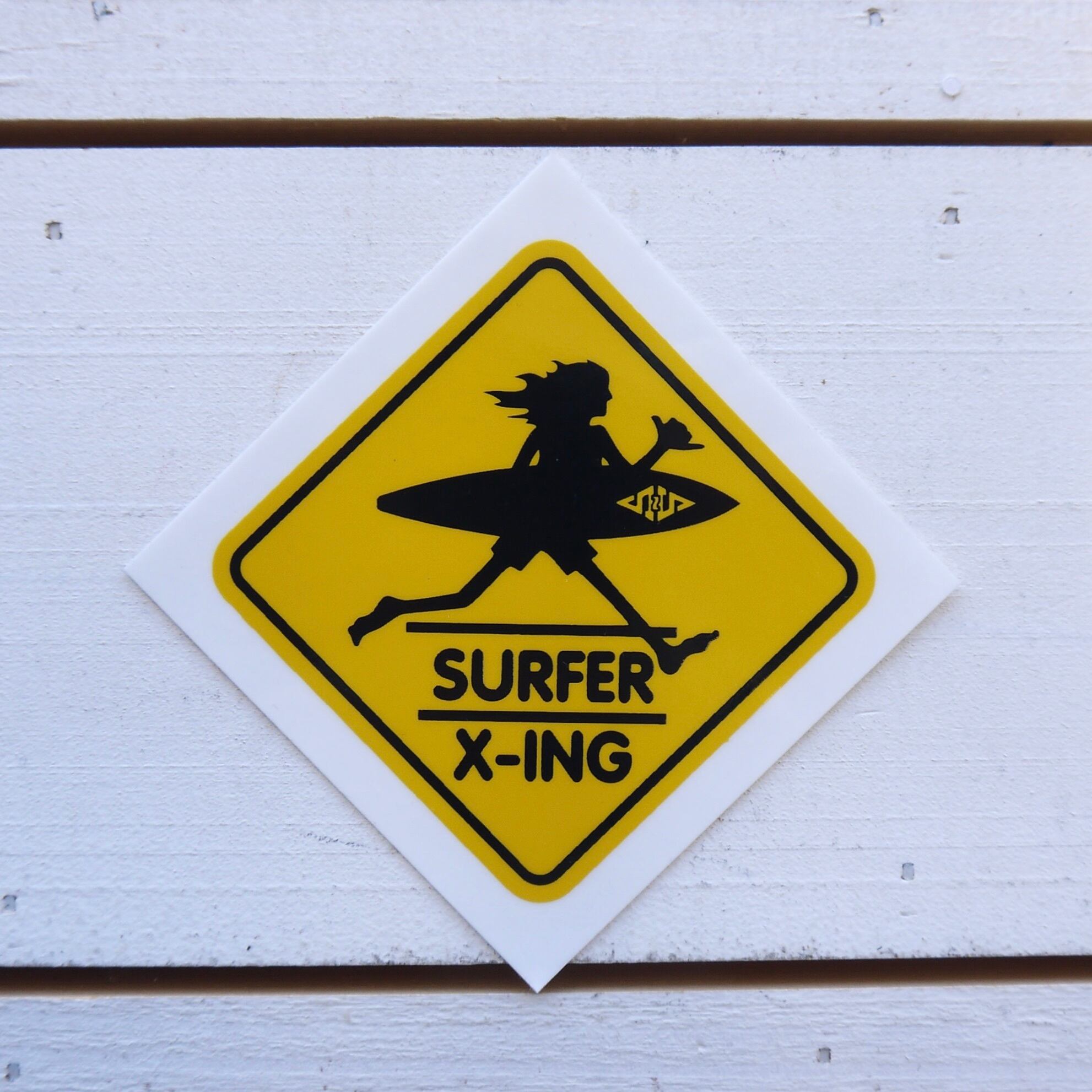 ★ハワイ直輸入★SURFER X-ING ステッカー<サーフ・アンド・シー>Surf N Sea/サーフンシー/ノースショア/ハレイワ/Northshore<L>