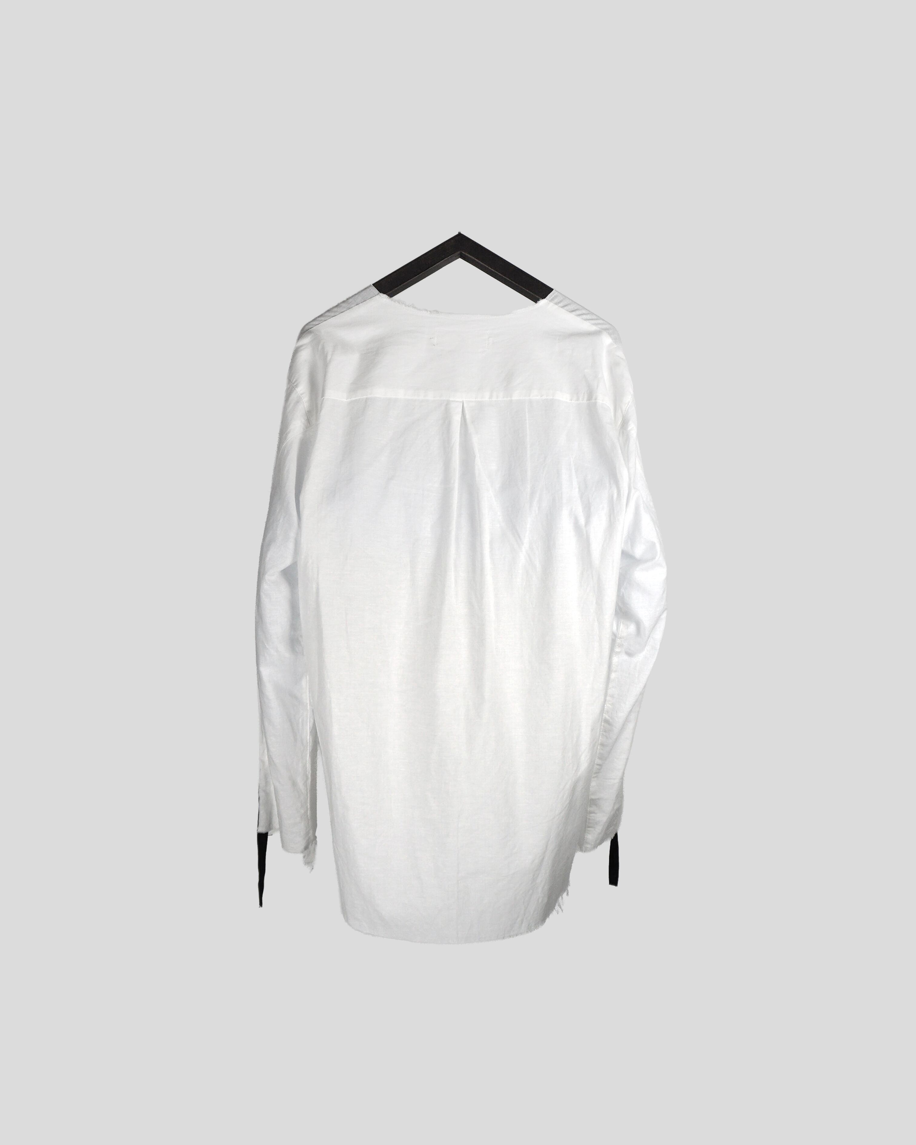 yy様 26SS[PRE] ご予約限定品 / LINEN RIBBON SHIRTS / WHT | ASKYY TOKYO