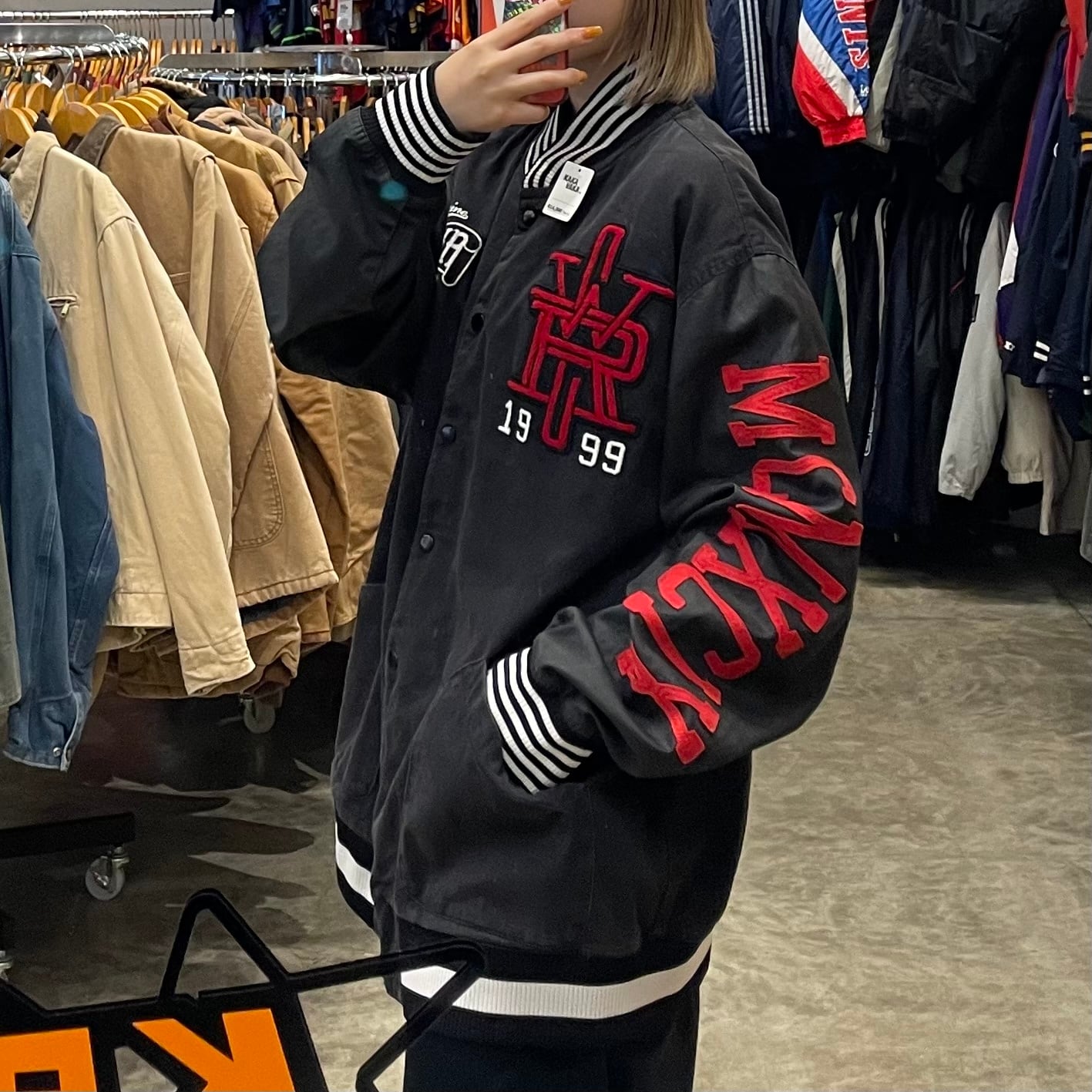Roca Wear】スタジャン ROCA WEAR/ロカウェア HIPHOP/ヒップホップ 