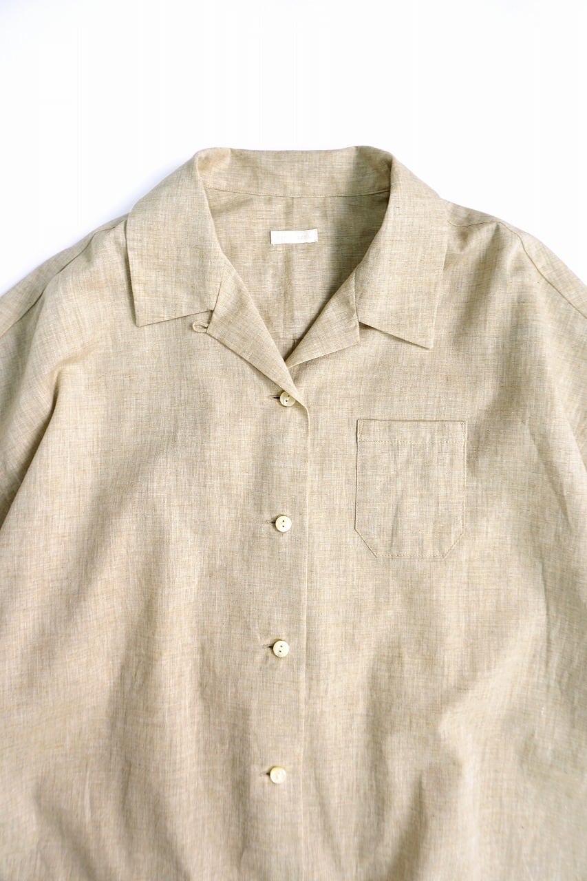 OG Co. Li. Chambray Open Collar Shirt
