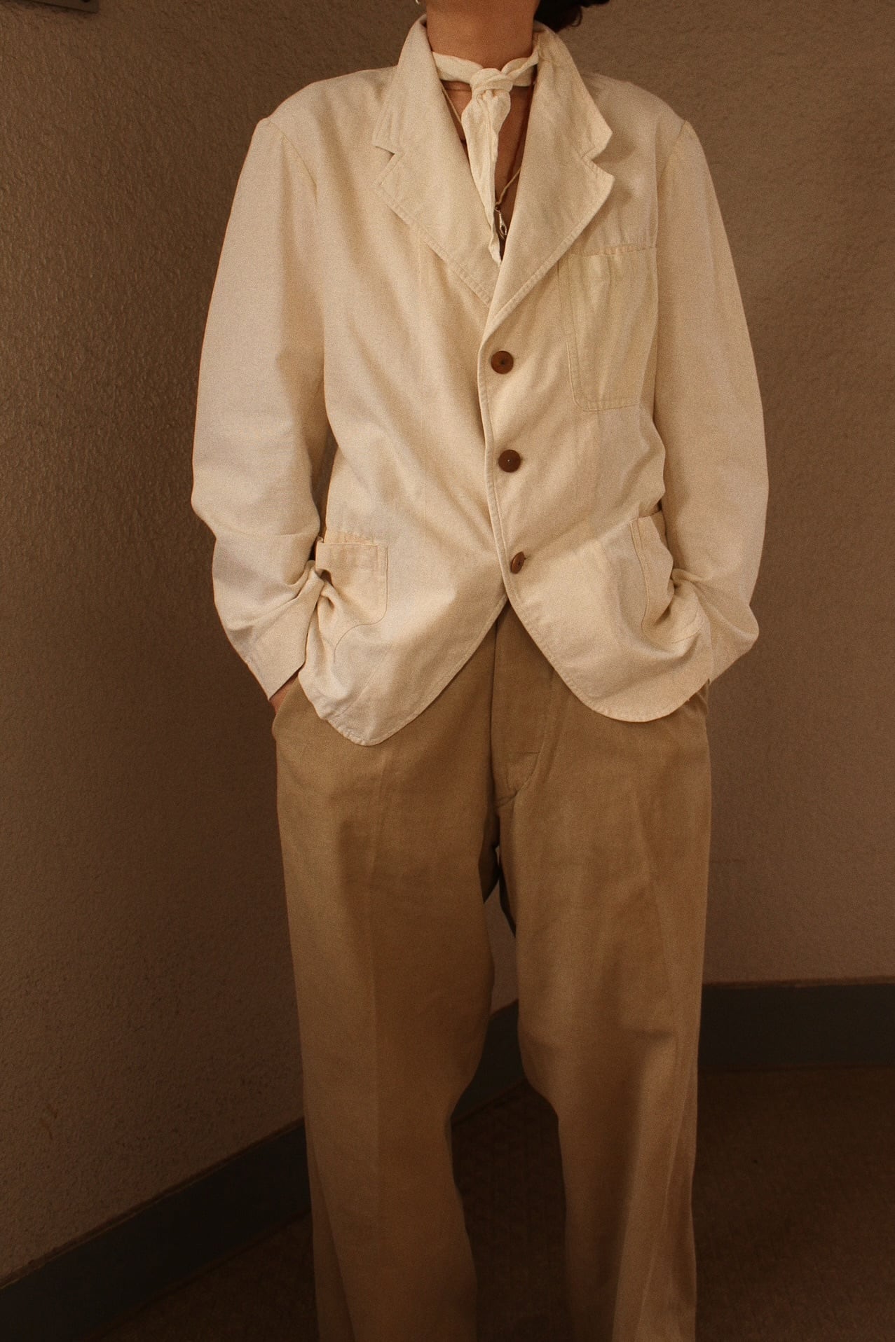 1930s〜40s vintage cotton jacket 1930s British Cotton Jacket | sunnyvintage