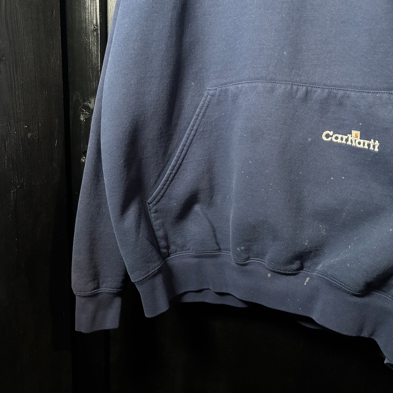 00s Carhartt プルオーバーパーカー フェードネイビー XL カーハート