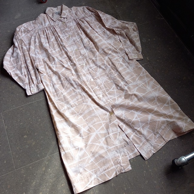 ポーランド製 ギャザーワンピース used [102073]