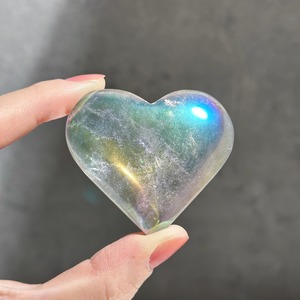 エンジェルオーラクォーツ ハート13 Angel Aura Quartz ♡天然石・鉱石・パワーストーン