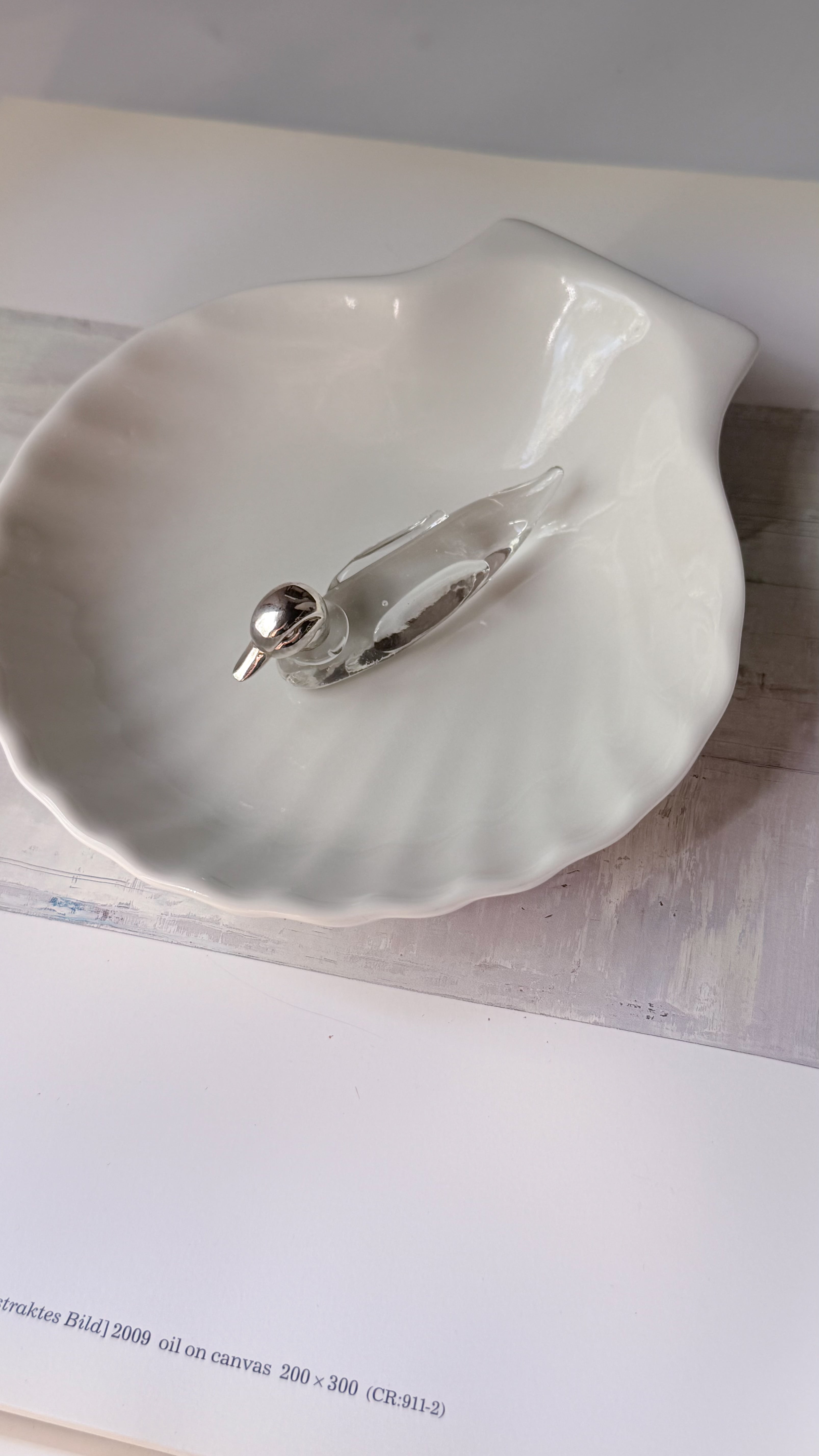 vintage cutlery rest duck