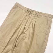 Cutter & Buck カッターアンドバック ストライプ タック スラックス パンツ 92/ベージュ メンズ ゴルフ