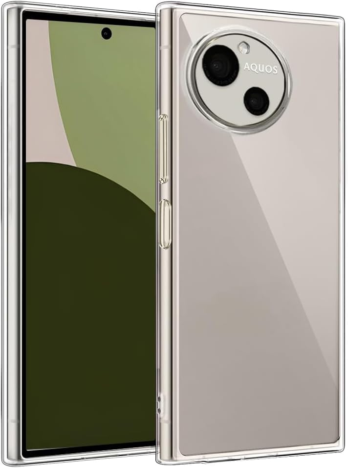 Gosento For AQUOS R10 ケース クリスタル クリア 透明 TPU素材 AQUOS R10 保護カバー (クリア)