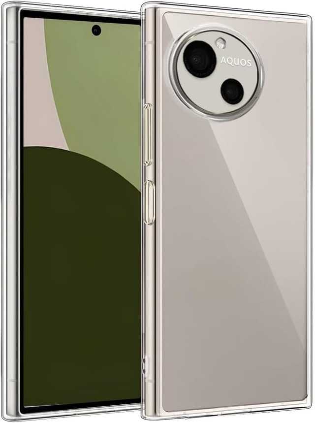 Gosento For AQUOS R10 ケース クリスタル クリア 透明 TPU素材 AQUOS R10 保護カバー (クリア)