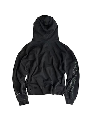 【CinderVein】Green Demon Rune Washed Hoodie