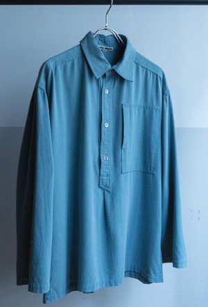 1970s "issey miyake" silk nep pullover shirt