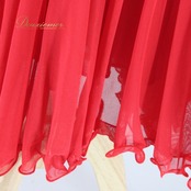 社交ダンス 衣装 スタンダード スカート レッスンウェア レディース 練習着 無地 赤 レッド系 フォーマル ステージ衣装 透け感 レース 気軽 おしゃれ お出かけ 婚活 パーティー 踊りやすい ストレッチ 赤色 ゆれる デザイン シンプル 大人向け レッスン パフォーマンス 日本製 上品 頑丈 楽しい 可愛い 目を引く 演出 洗濯可