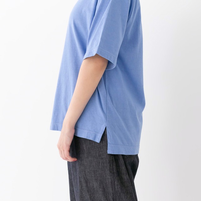 リネン RINEN 20/1オーガニック天竺 半袖クルーネック(R19509)全5色