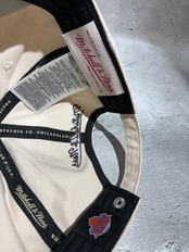 Mitchell＆Ness/ミッチェルアンドネス NBA ニューヨーク・ニックス キャップ クリーム