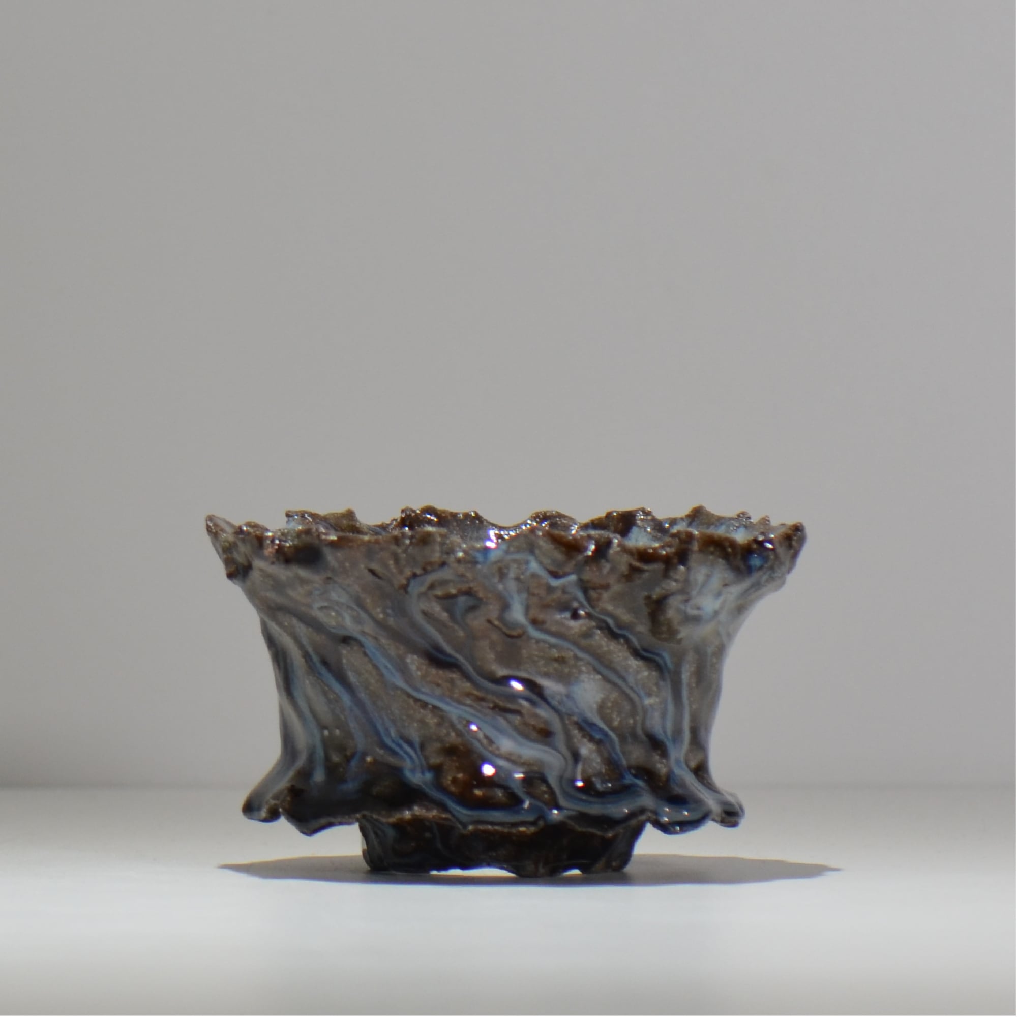 木村 貴史 / 深流-白波 / kt_sr16_m / 約 φ12.3cm / 植木鉢