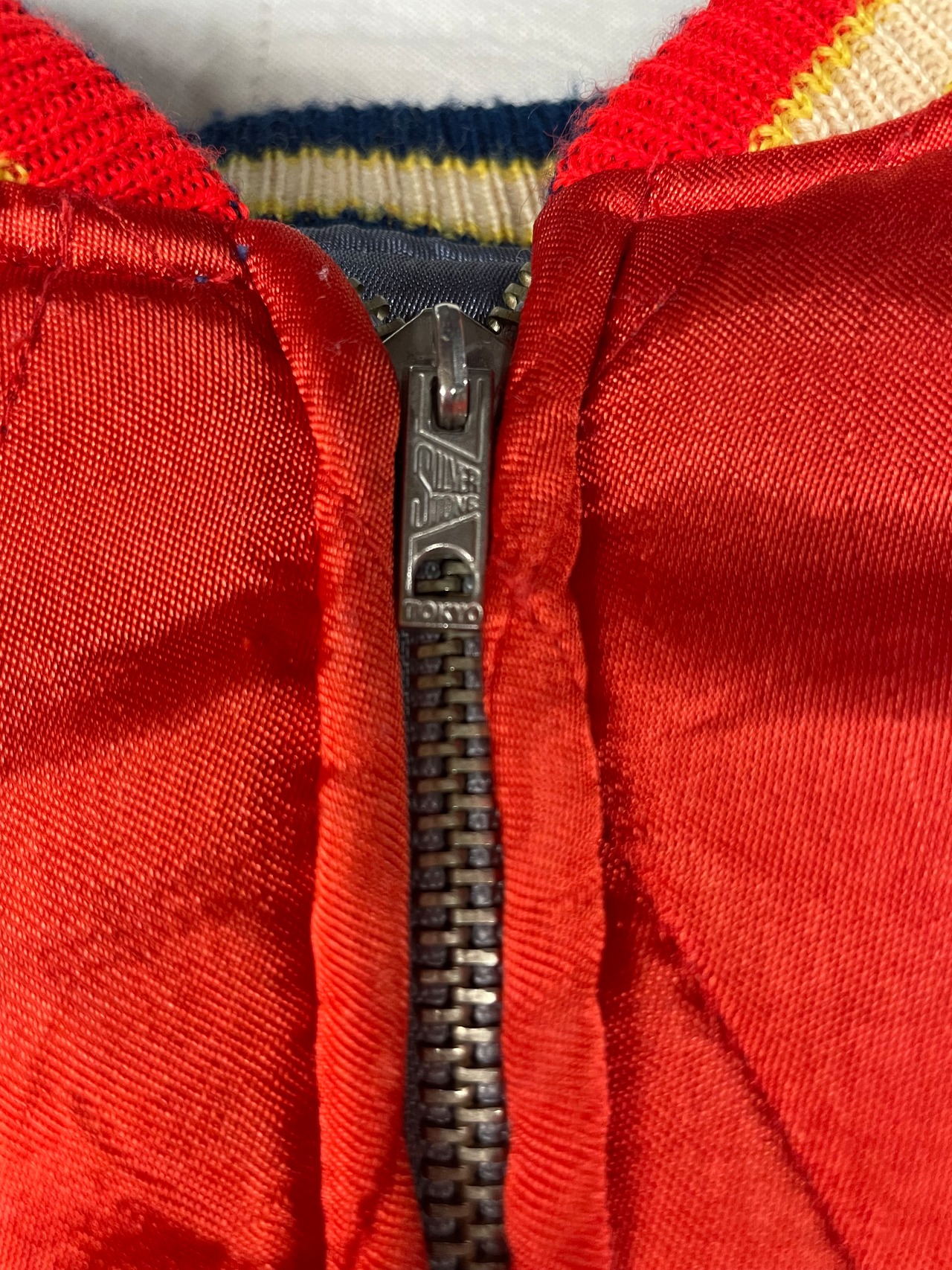 90s～ SILVERSTONE シルバーストーン GUAM グアム サテン中綿スカジャン スーベニアジャケット ネオヴィンテージ