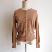 one f.  Cashmere Crew Neck Cardigan
