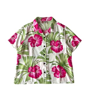 Lady's USEDアロハシャツ / Hilo Hatties / size XL