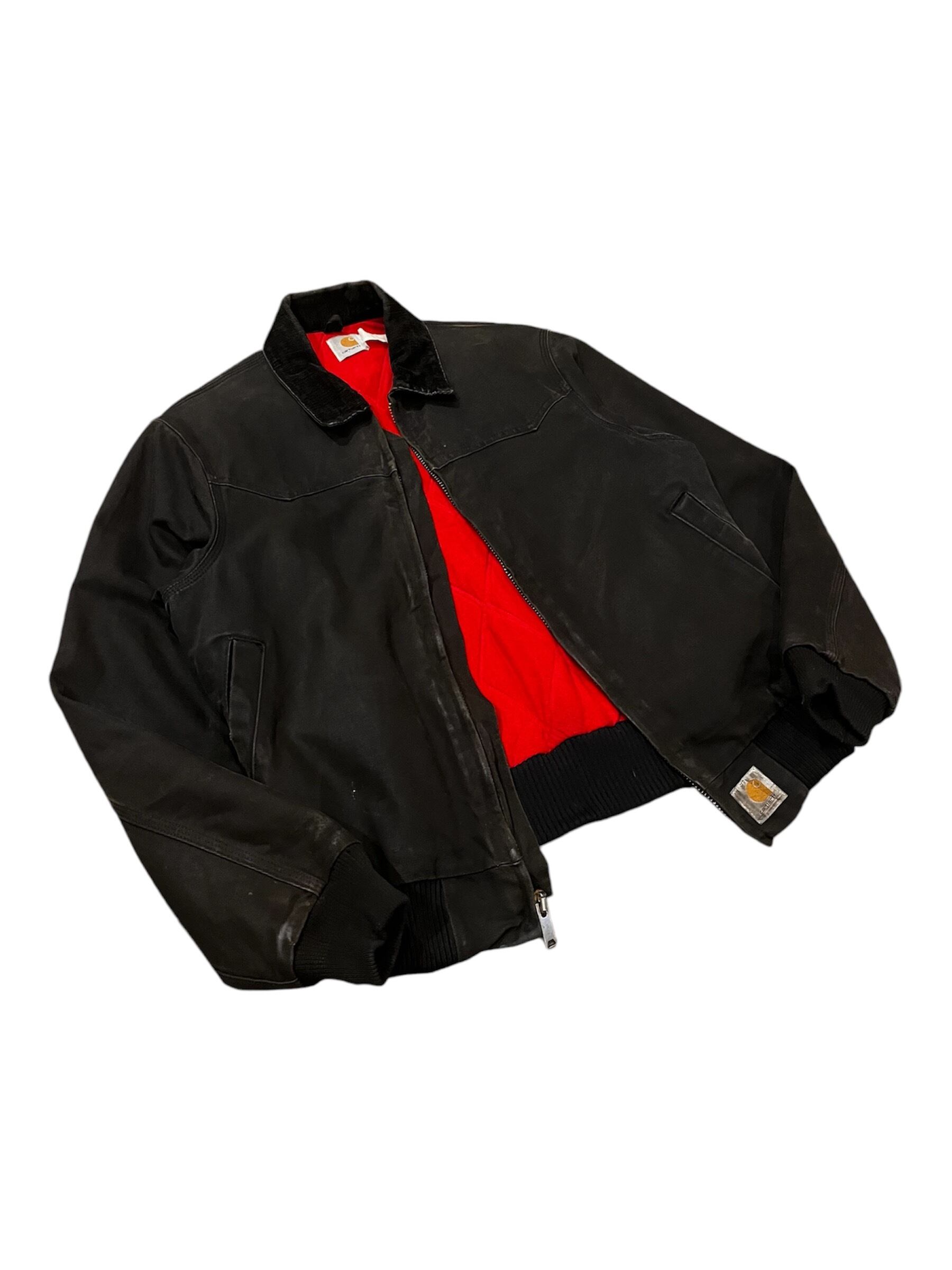 80s Carhartt Santa Fe Jacket Black Made in U.S.A. 80年代 