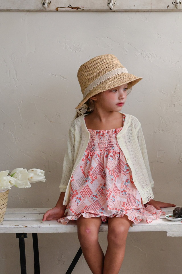 【5/9〆予約】<flo>  Berry sleeveless blouse