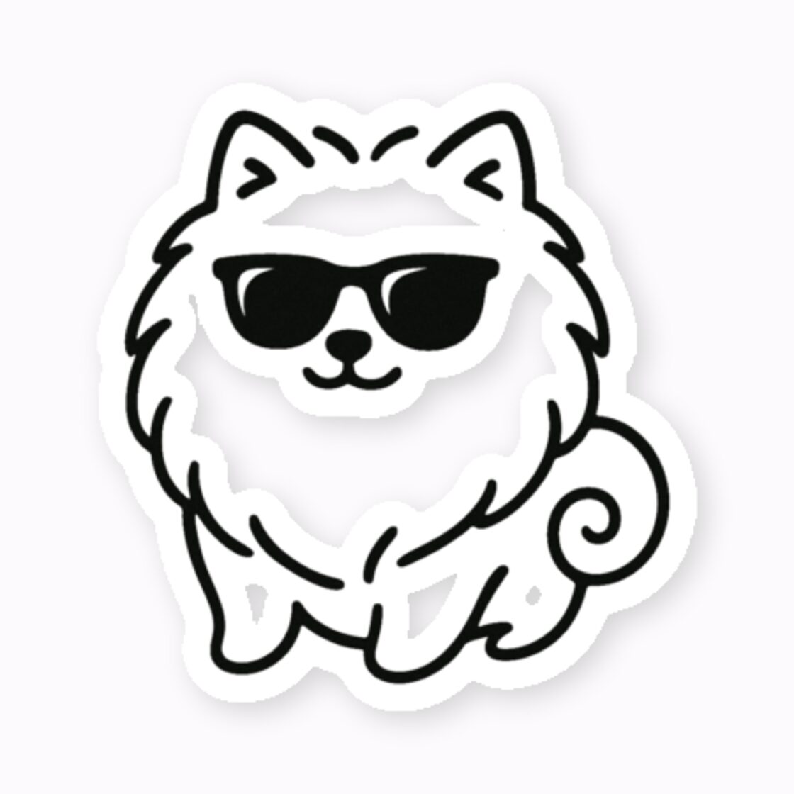 ポメラニアン(クリア)ステッカー | Pay ID ポメラニアン(クリア)ステッカー | Pay ID
