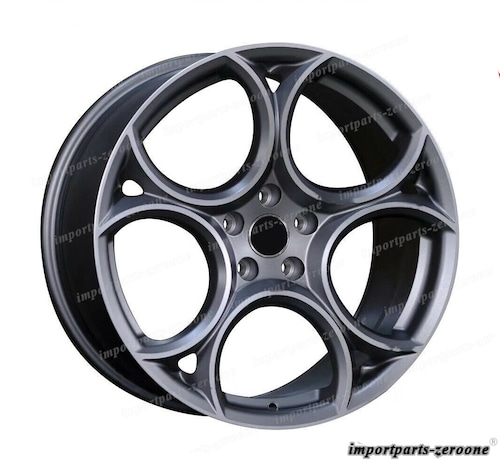 18インチ ホイールセット アルファロメオ GIULIETTA 18X7.5 オフセット41 グレー 鍛造-BRN-1038★