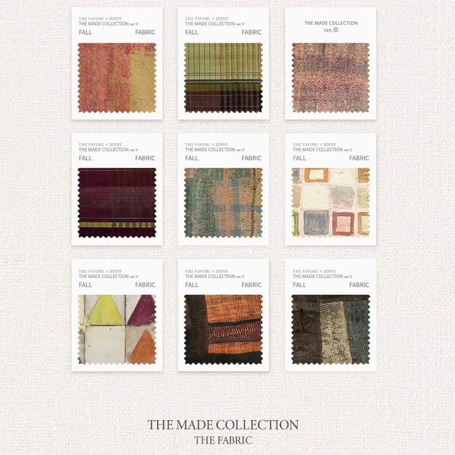 〈THE FAVORI × JENNY〉 THE MADE COLLECTION ver. V「THE FABRIC」