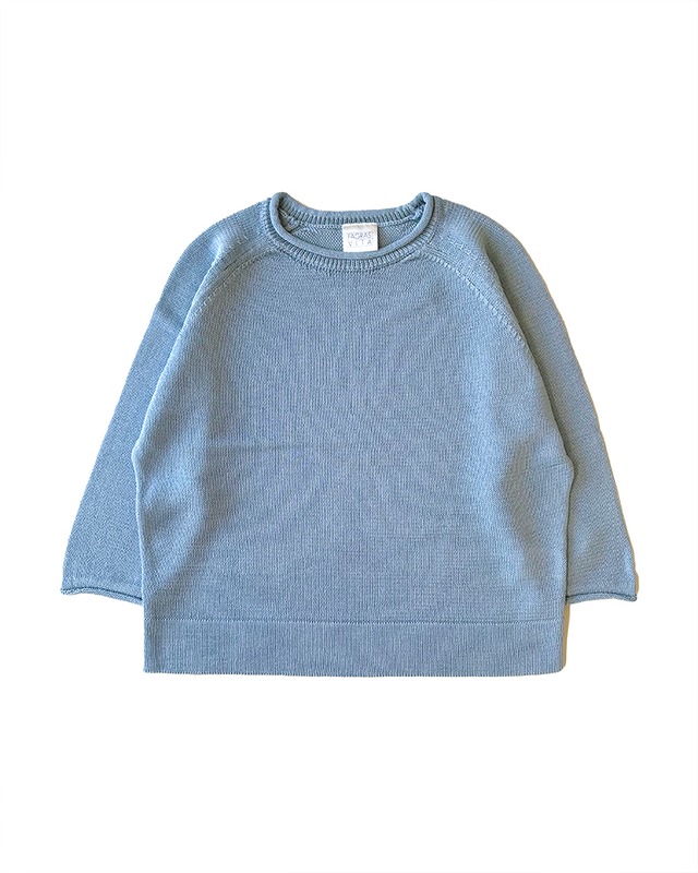 Crew neck knit  Blue / FAGRAS VITA