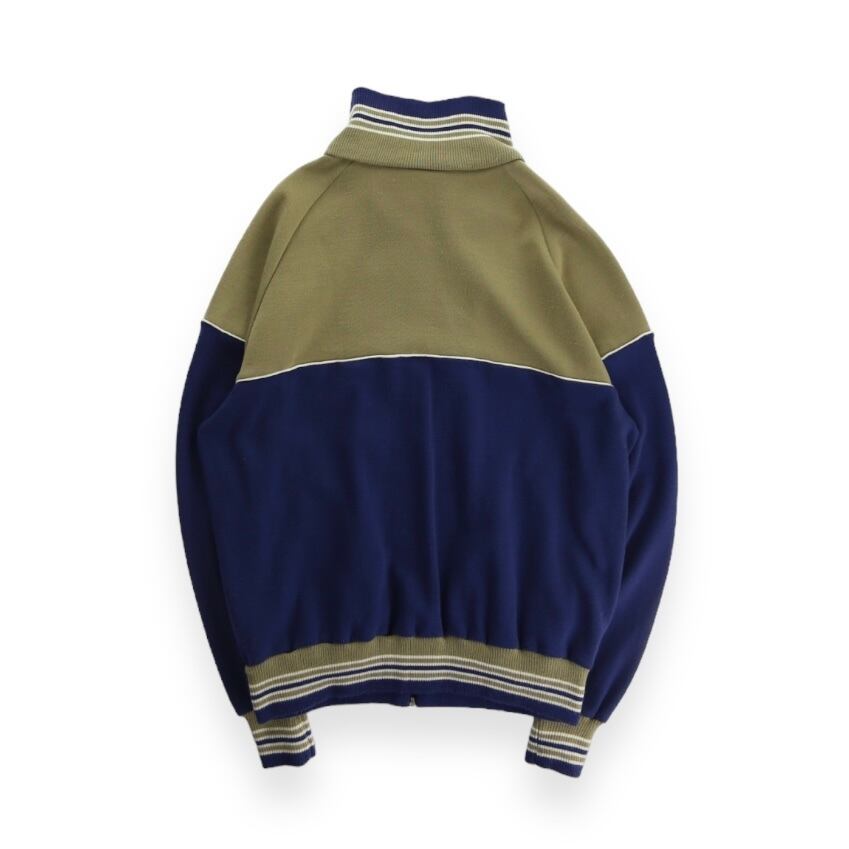 COU】1980s vintage NIKE high neck sweat track jacket -3925- | cv